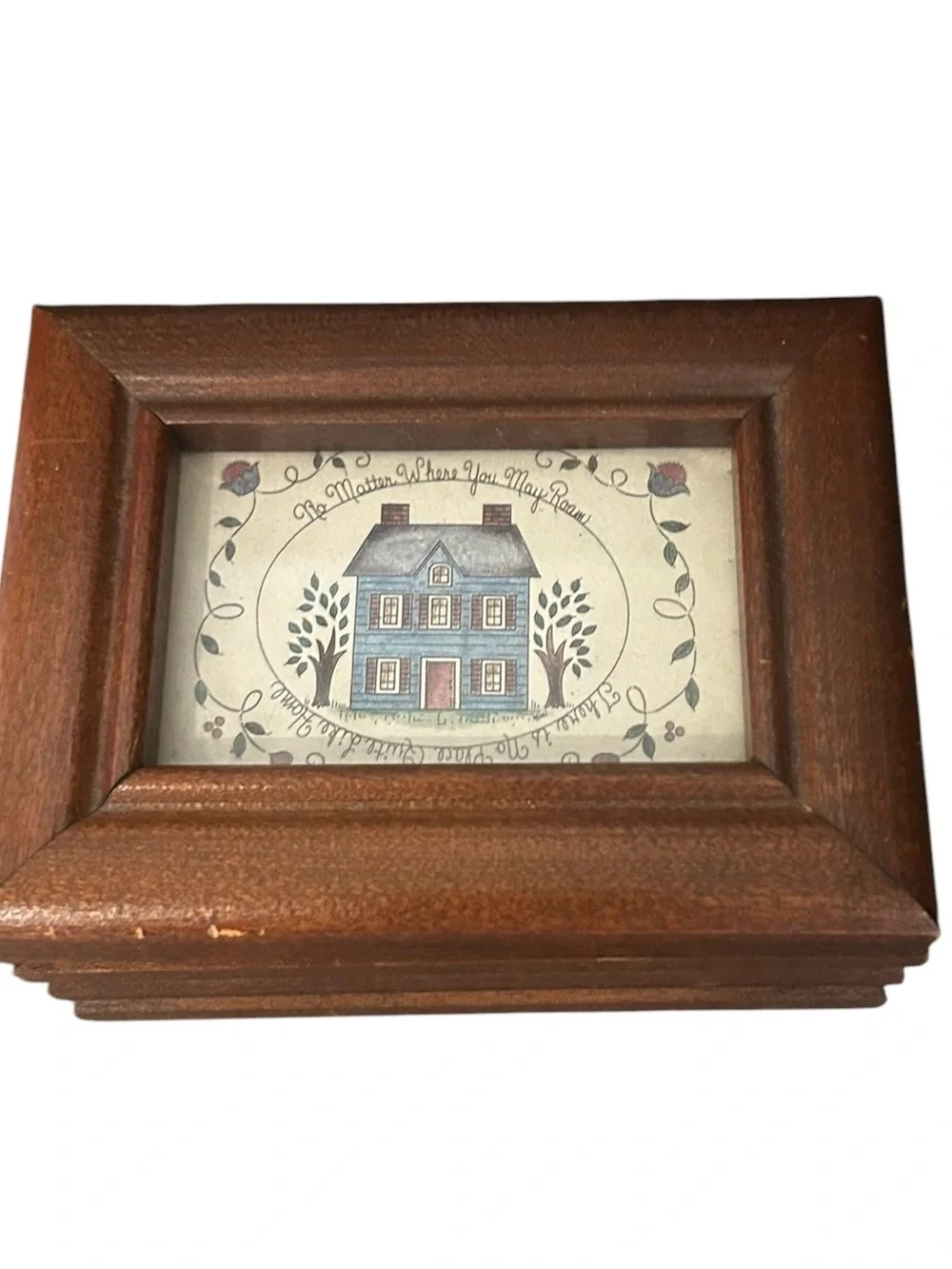 Vintage Countrycore small wooden trinket box.